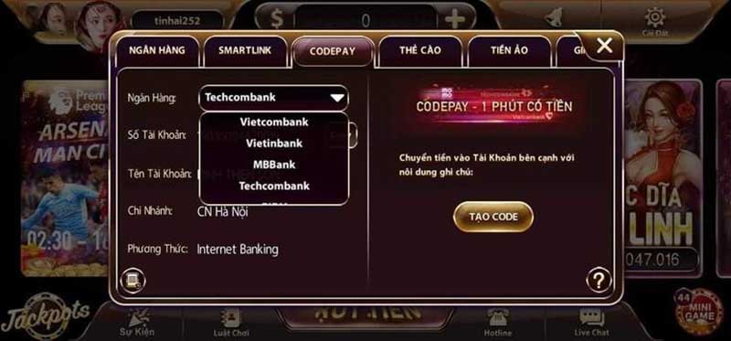 game tai xiu rut tien mat