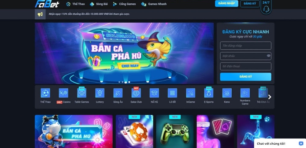 Game bài FABET - Cổng game đổi thưởng uy tín nhất Việt Nam 6 Khuyến mãi mới nhất từ FABET